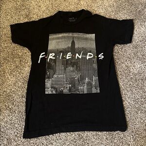FRIENDS Black Crewneck Tee
